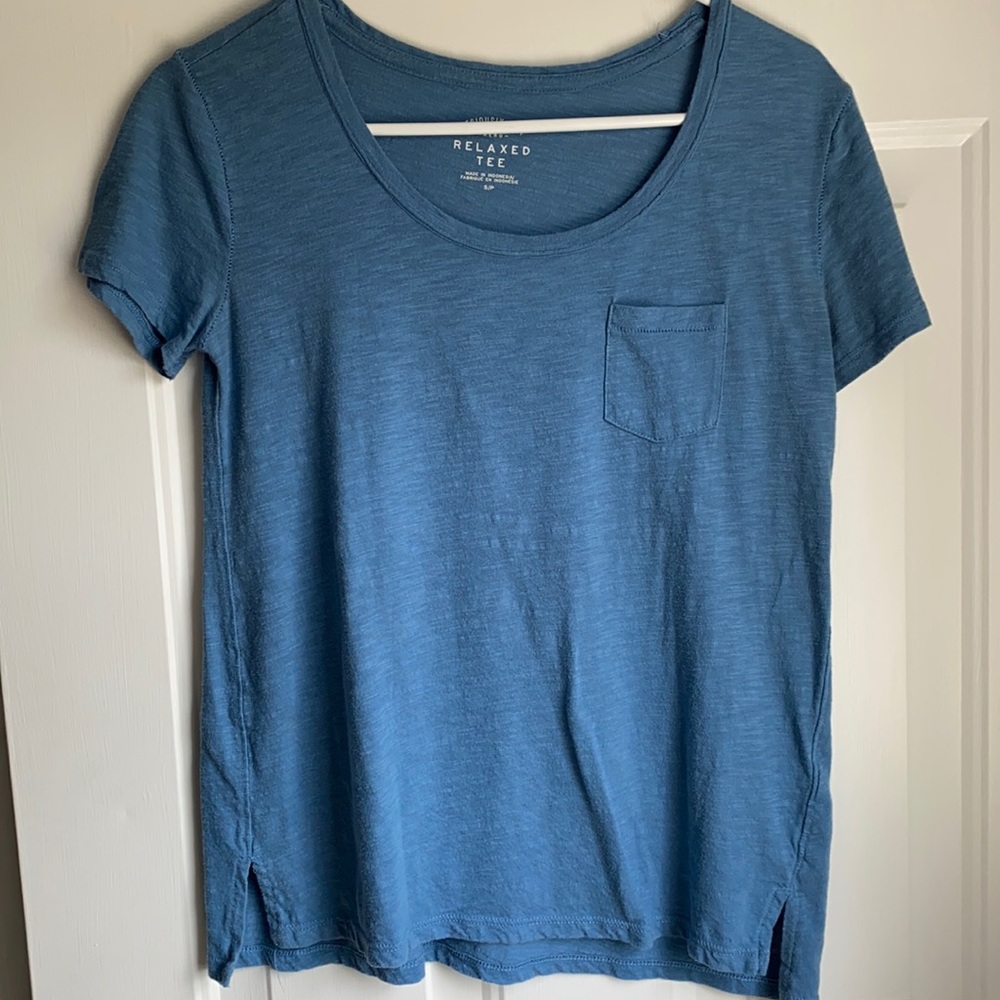 Blue Women’s Pocket Tee